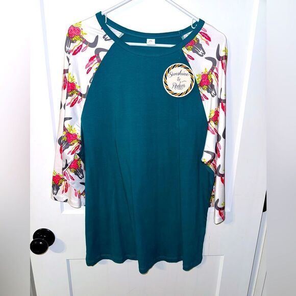 SUNSHINE AND RODEOS BRAND WOMENS NEW BLOUSE - Picture 1 of 5